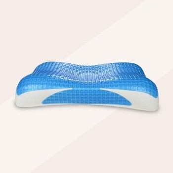 Moisture Absorption Gel Memory Foam Pillow Breathable Property For Pressure Point Relief