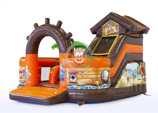 Commercial Bounce House Playground , Inflatable Play Structures Fire Proof UV