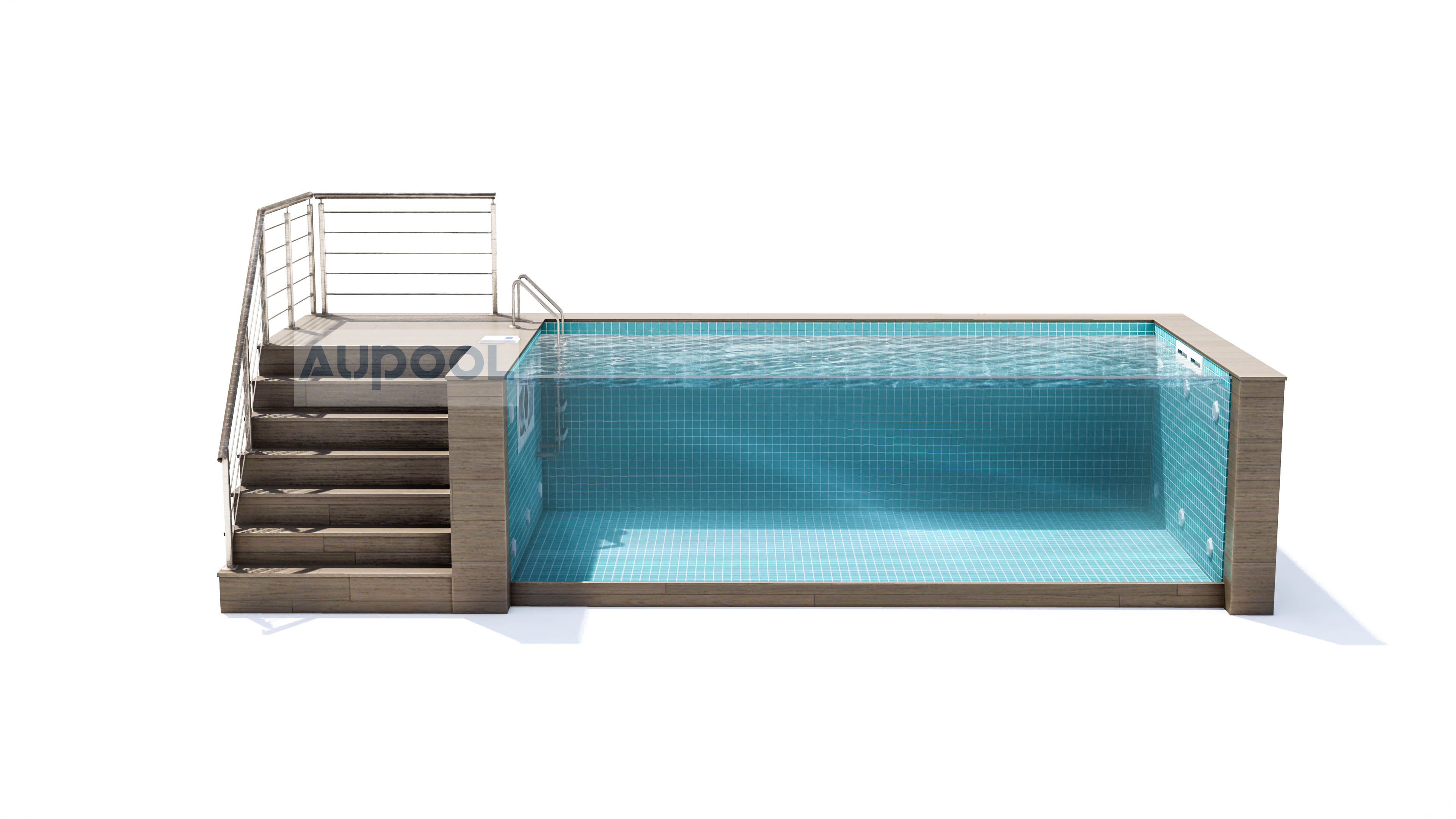 Outdoor Swimming Pool Acrylic Board with Customized Size Flexibility