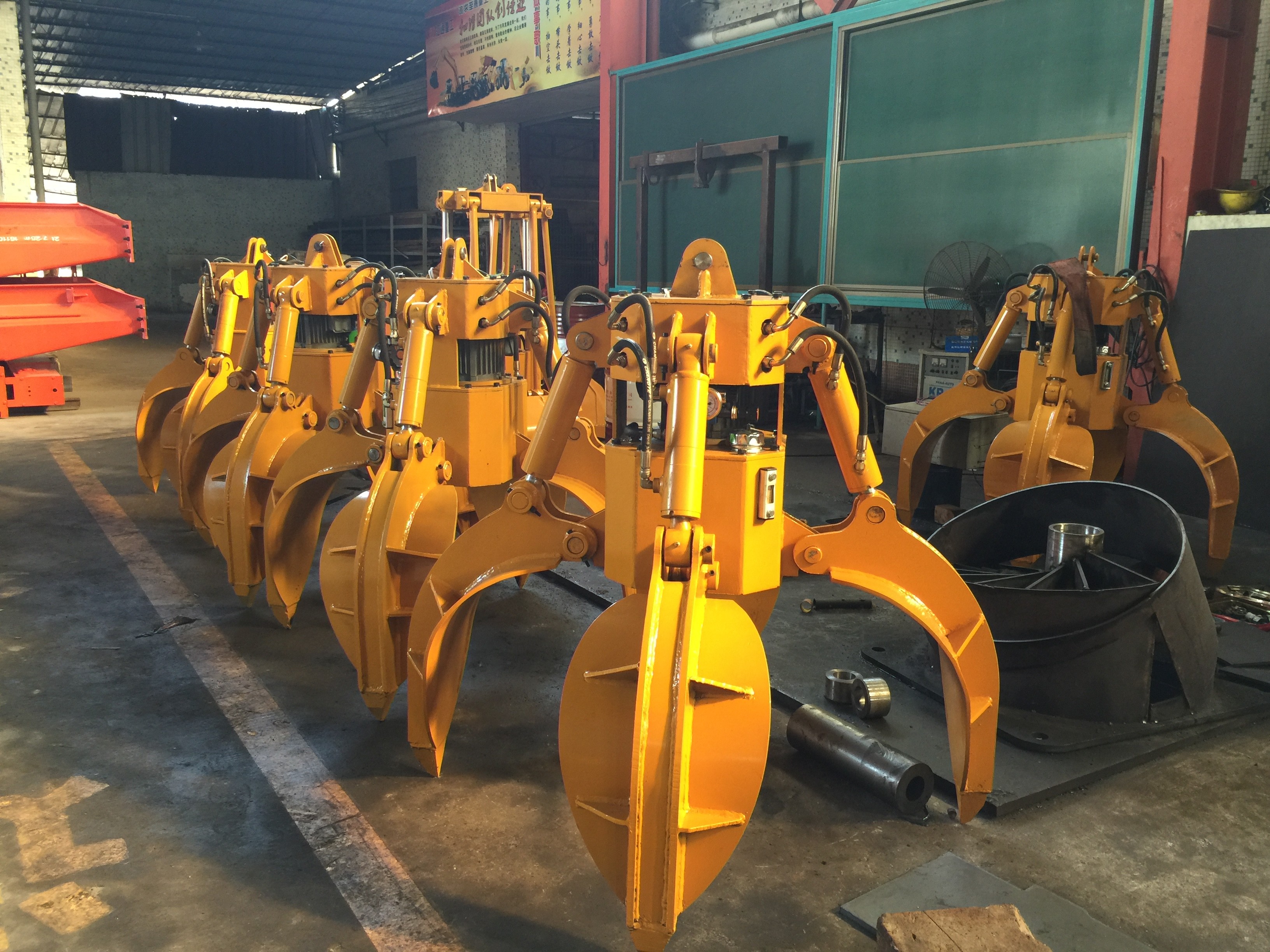 Customize NM360 Orange Peel Grab For Handling Waste Steel