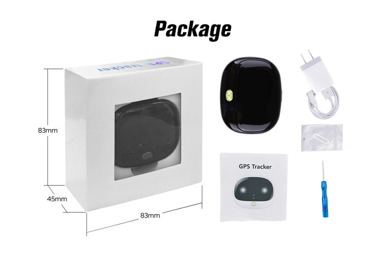 Mini IP67 Positioning Pet GPS Tracker With 500mA Battery Capacity