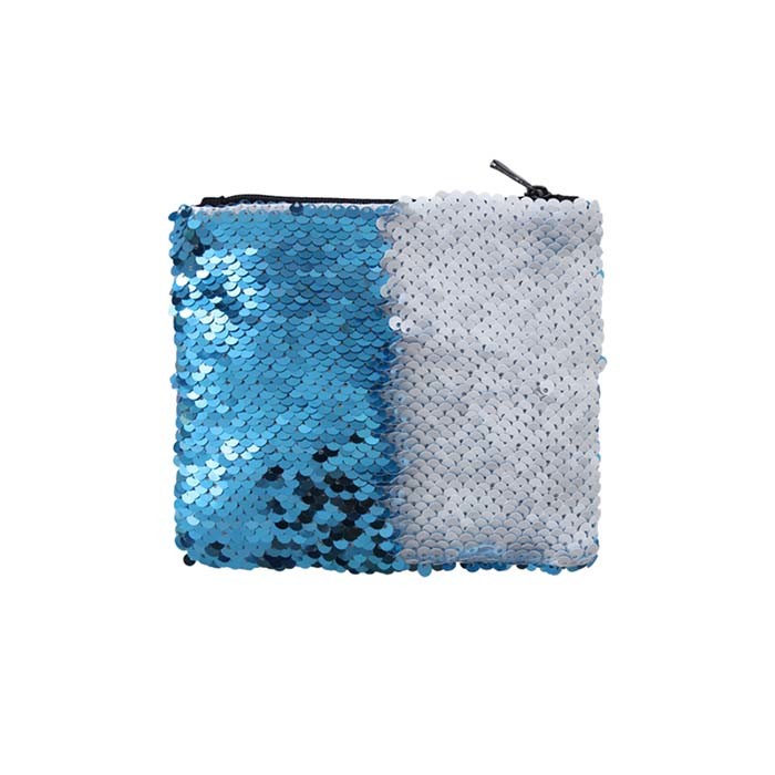 Customized Sparkling Sublimation Sequin Coin Purse For Sublimation Printing