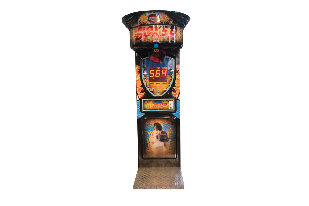 leisure boxer 160W Ultimate Big Punch Machine Arcade Boxing Game With Ticket-out