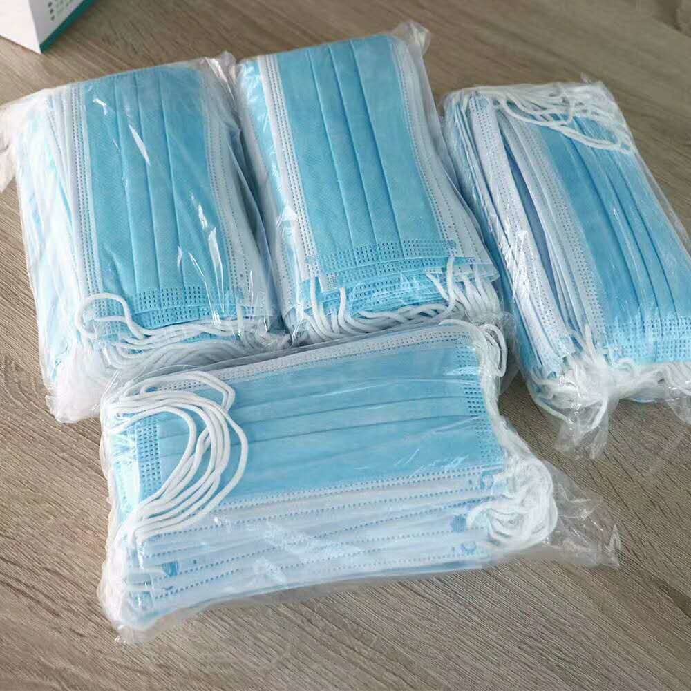 Non Woven 3 Ply Disposable Face Mask 3D Breathing Space 2.9 - 3.2g Light Weight