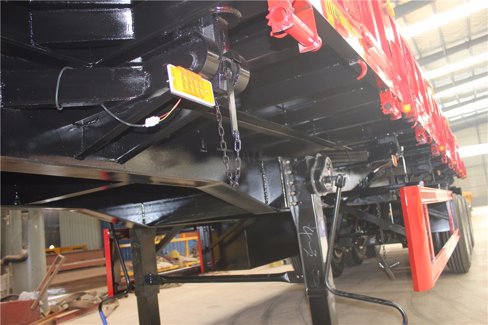 Low Bed Deck Dimension of 12000X2500X1500mm Dump Semi Trailer for Australia Market