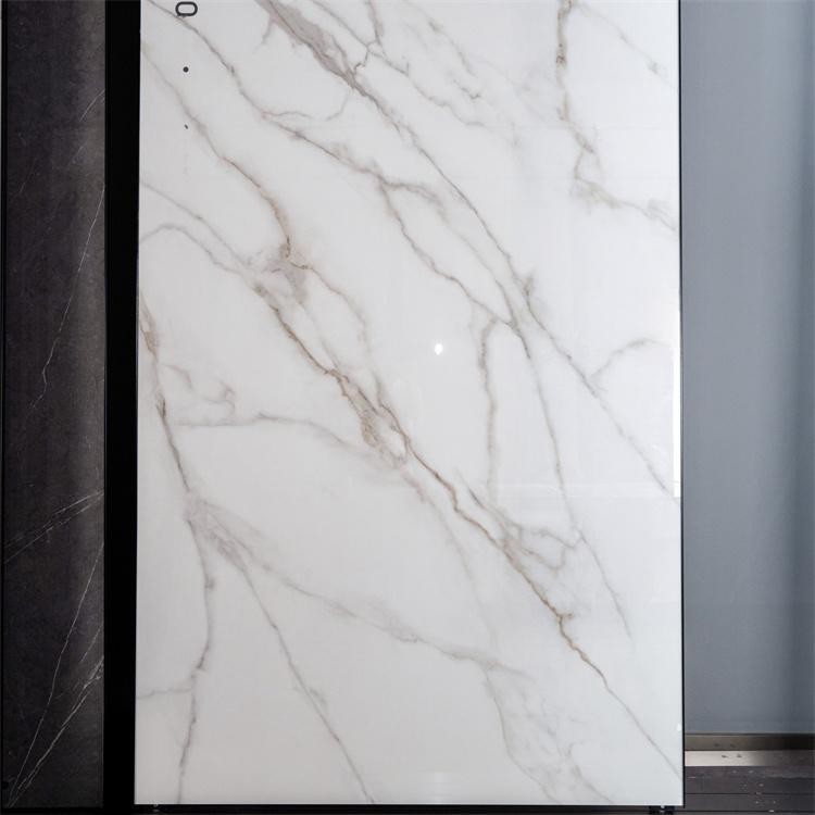 UV Resistant Porcelain Marble Sintered Stone Wall Slab Tiles For Kitchen Countertop