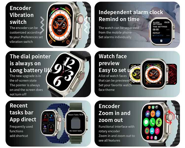 OEM ODM Z69 Ultra Kore 2.0 Fitness Watch Tracker Not For Kids Boys