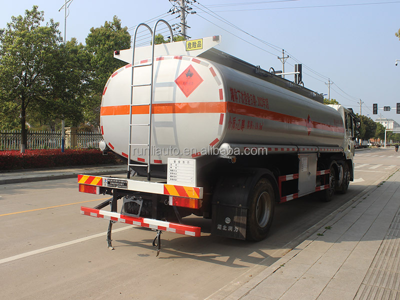 Factory Direct Price Dongfeng Jincheng 6x2 19.9cbm Flammable Fluid Methanol Crude Oil Chemical Tank Truck