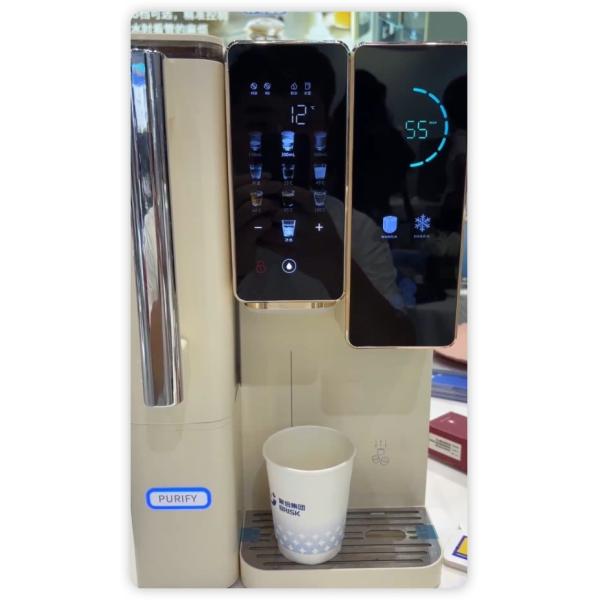 Quality Compact Countertop Water Dispenser with Ice Maker Instant Hot Cold Drinks for sale