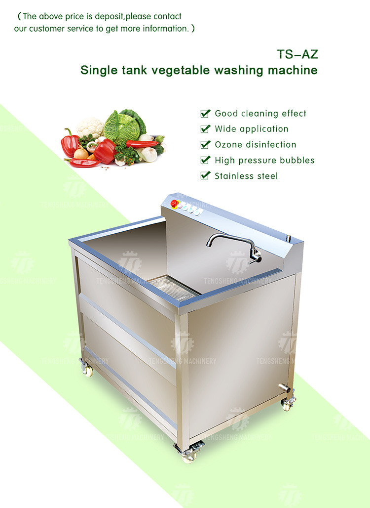 85KG 0.55KW Commercial ultrasonic bubble cleaning machine ozone sterilization cleaning machine can be fixed productionl