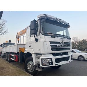 China SHACMAN F3000 Crane Cargo Truck with 16T Rear Axle 300L Fuel Tank and WEICHAI Engine for Heavy-Duty Lifting on sale