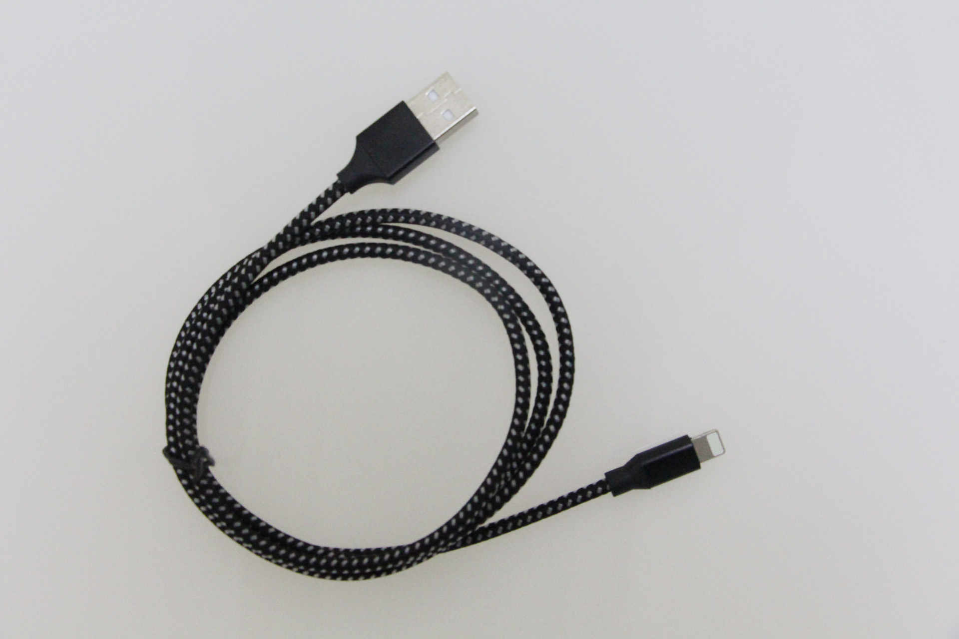 3 foot Apple Lightning To USB Cable / Apple Iphone Charger Lead Aluminum Braided