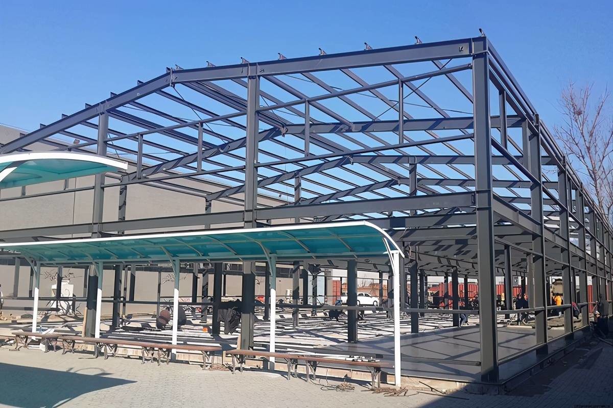 Prefab Building Hot Dip Galvanized Steel Structure Workshop For Industrial Use