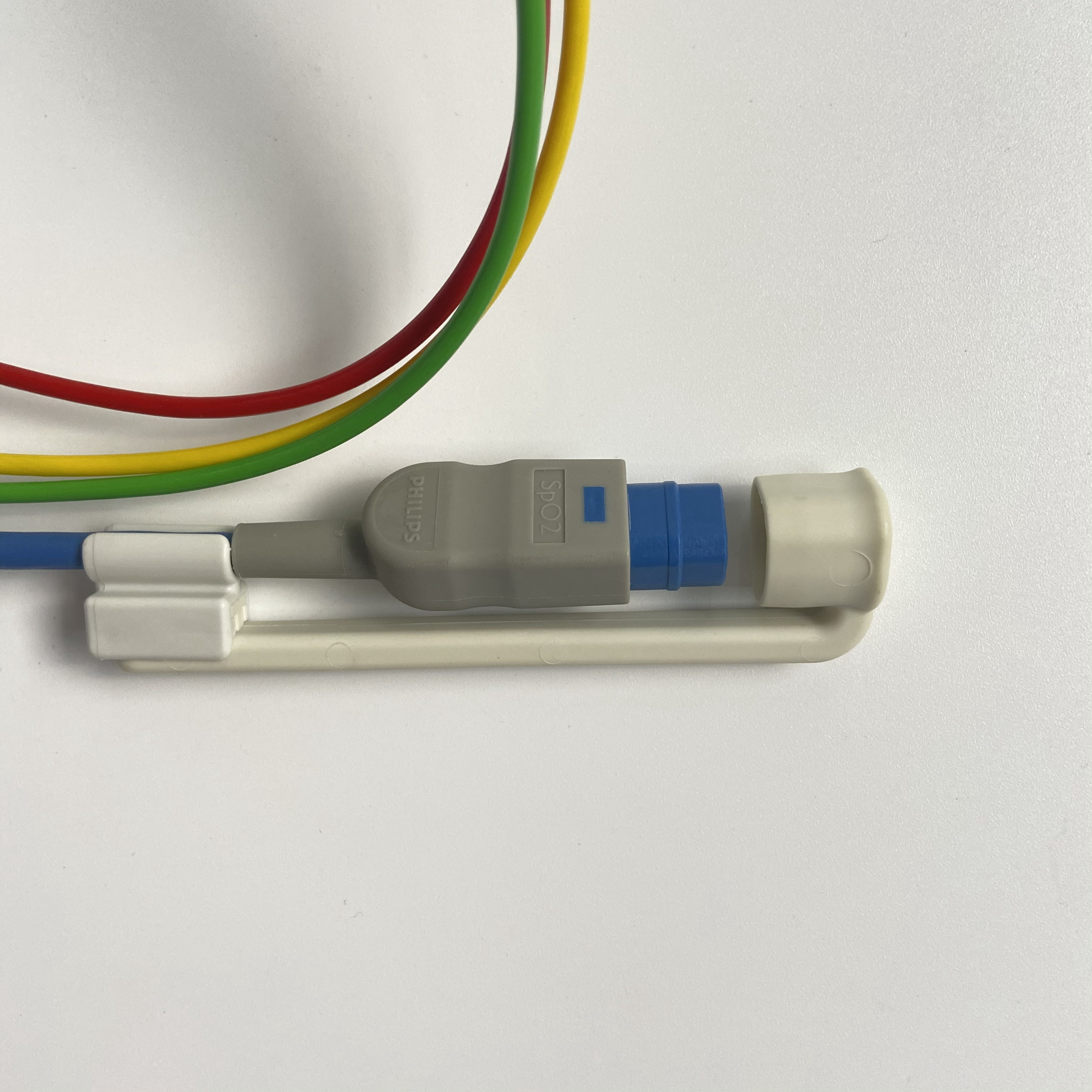 Three Guide European Standard Clamp With Blood Oxygen Connector ECG 3-Lead Grabber REF:989803171911