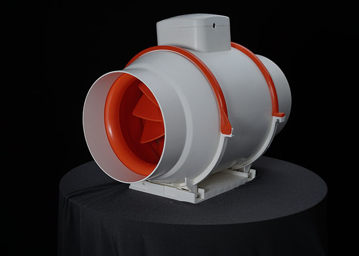 Custom Lightweight Inline Bathroom Extractor Fan Impellers For Duct Exhaust Systems
