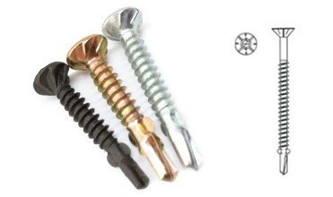 Hex Drill Screw Stainless Steel Metal Hex Flange Truss Pan Hex Head Self Drilling Roof Screw With Rubber Washer