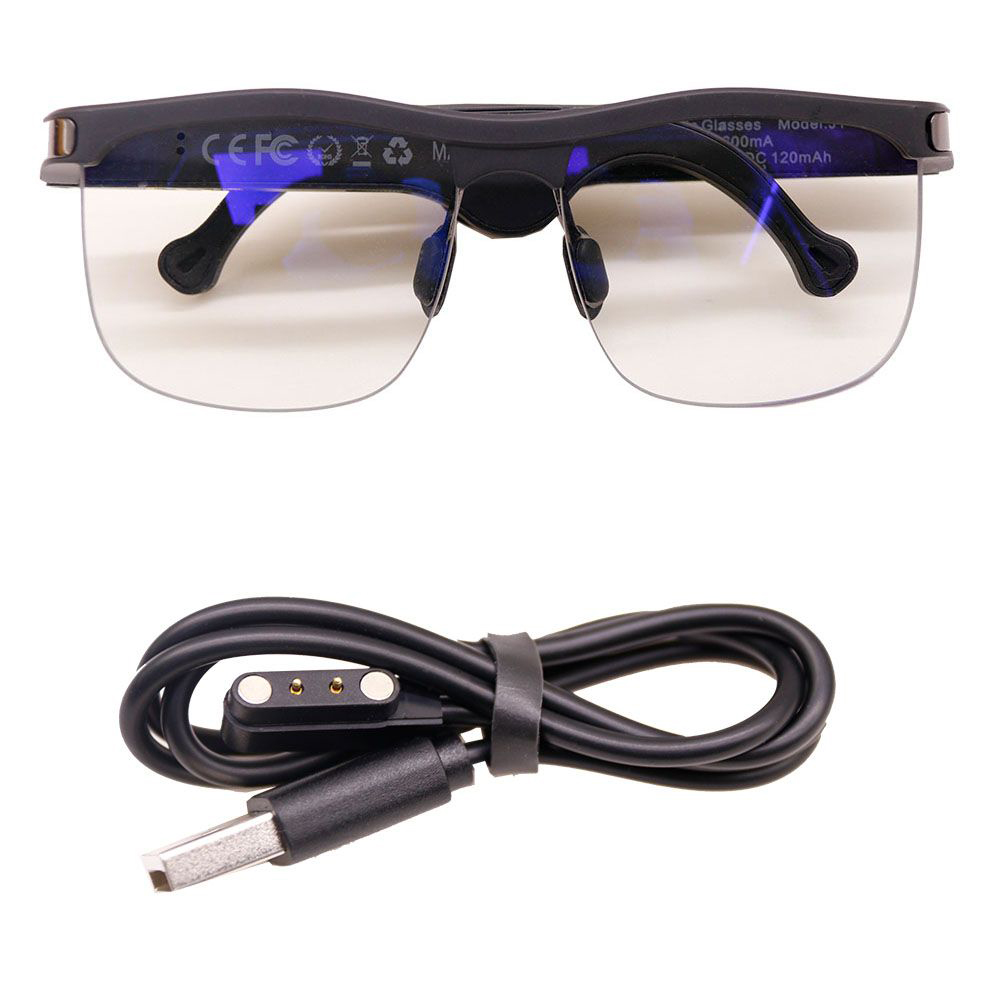 New Arrival Making Phone Call Or Listening Music Plastic Eye Men Eyeglasses Frames Acrylic Display Waterproof Dustproof