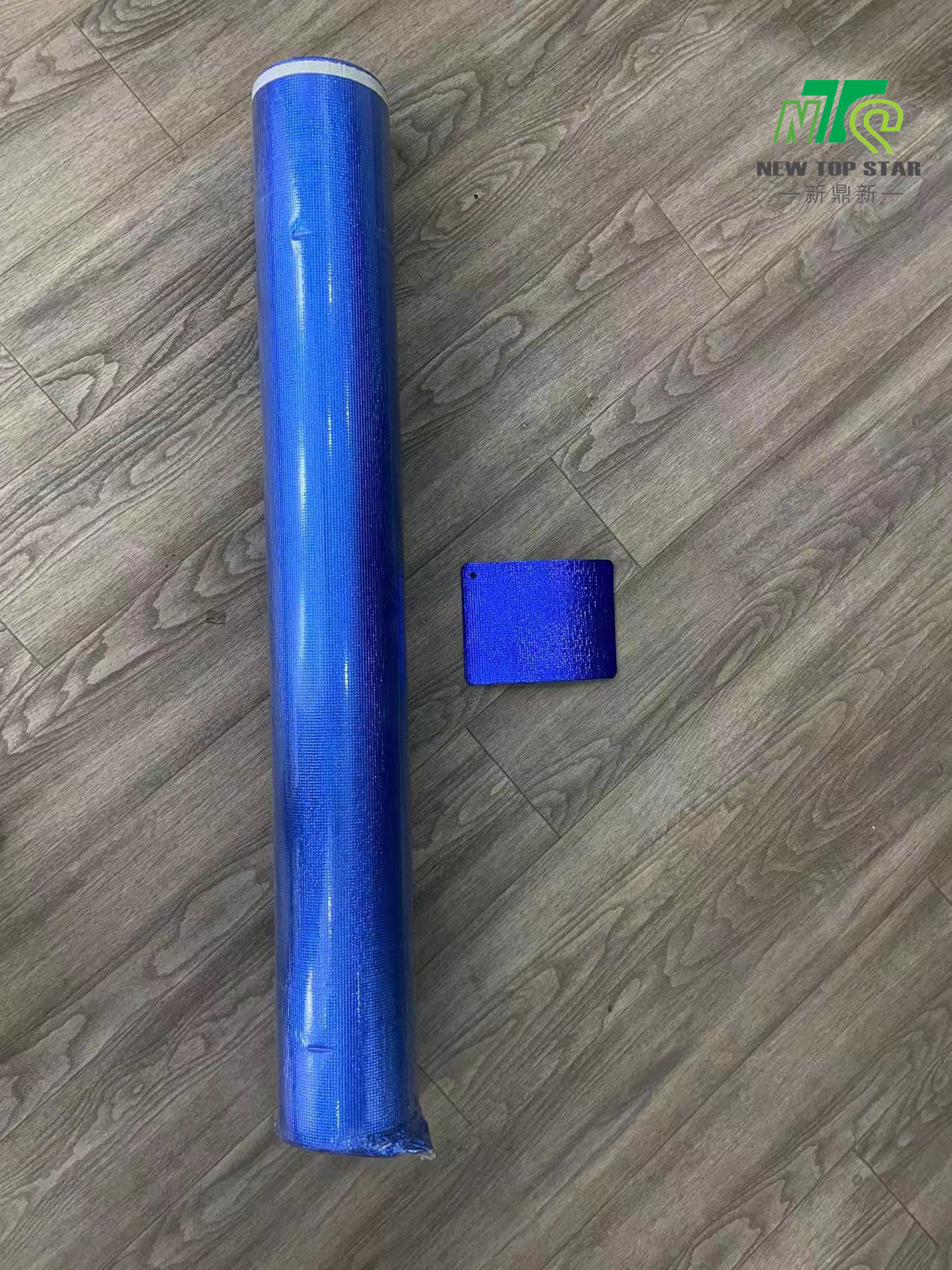 3 In 1 Acoustic Floor Underlayment Blue Aluminium Film Noise Reducing Underlay