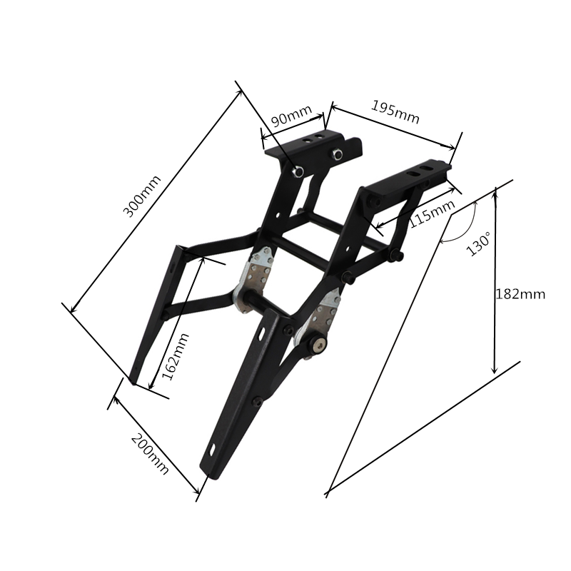 Car seat leg rest leg support extension pad rear rest pedals footrest car footrest stool