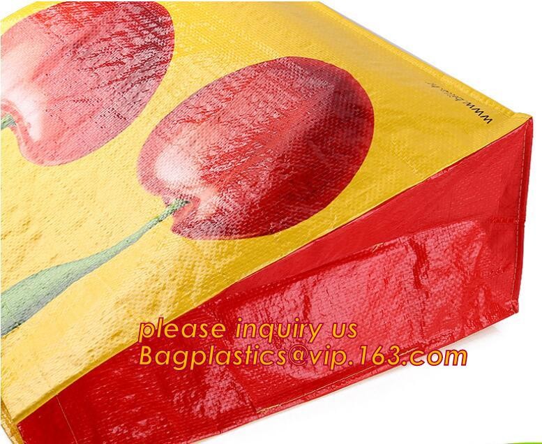 Custom Huge Luggage PP Woven Bag With Zipper Lock,PP Woven Shopping Bag,Factory customized cheap laminated pp woven shop