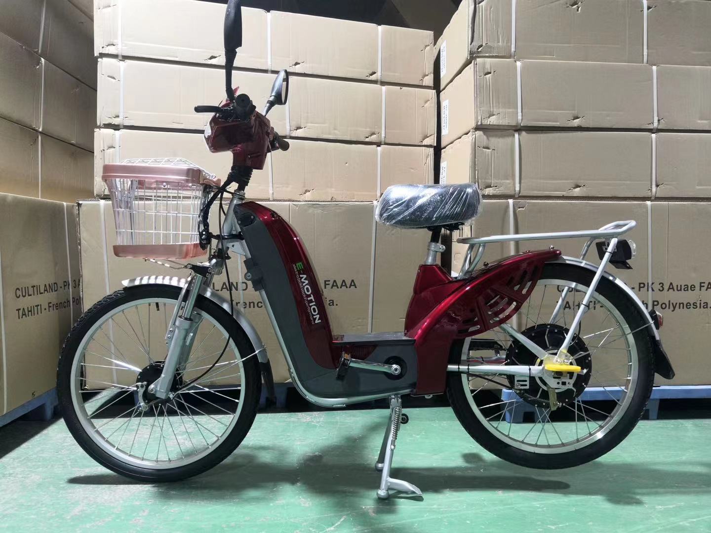 Max Speed 30 - 50Km/H Electric Bicycle 24 Inch 48V 350W City E Bikes
