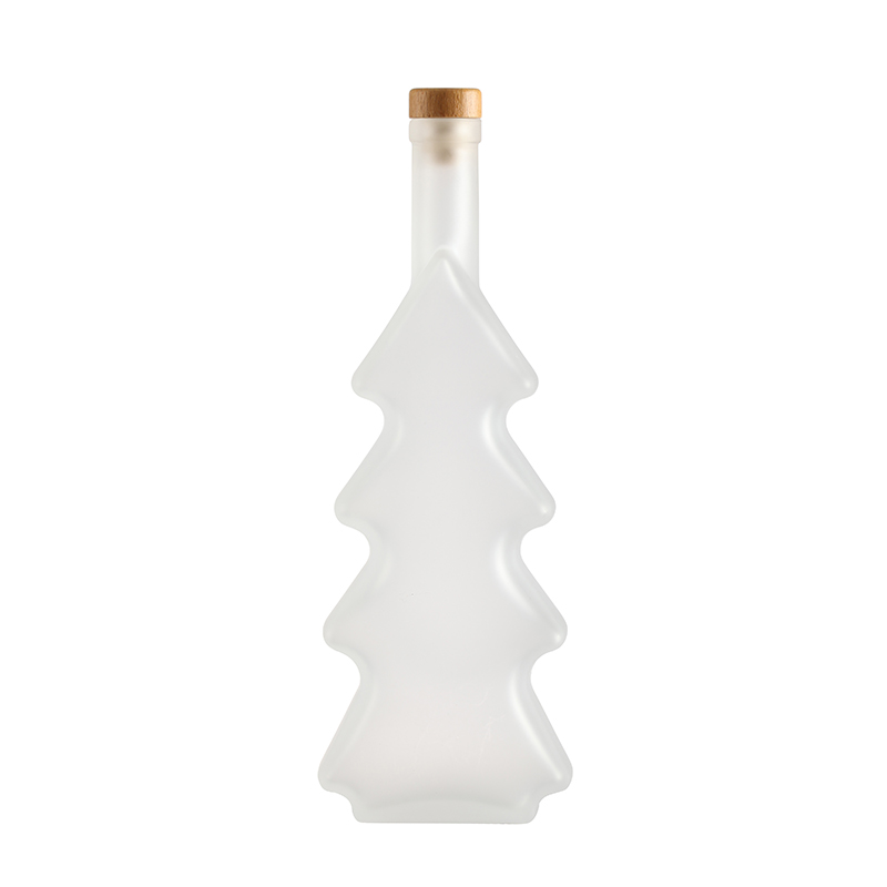 Customizable Vodka Whisky 750ml Glass Bottle with Aluminum Plastic PP Collar Material