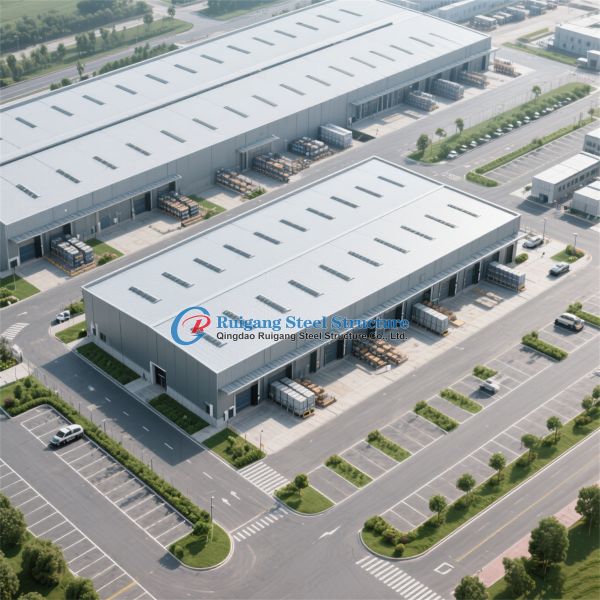 Quality Prefabricated Warehouse Composite Column Steel Concrete Stud Frame Peb Steel Structure for sale