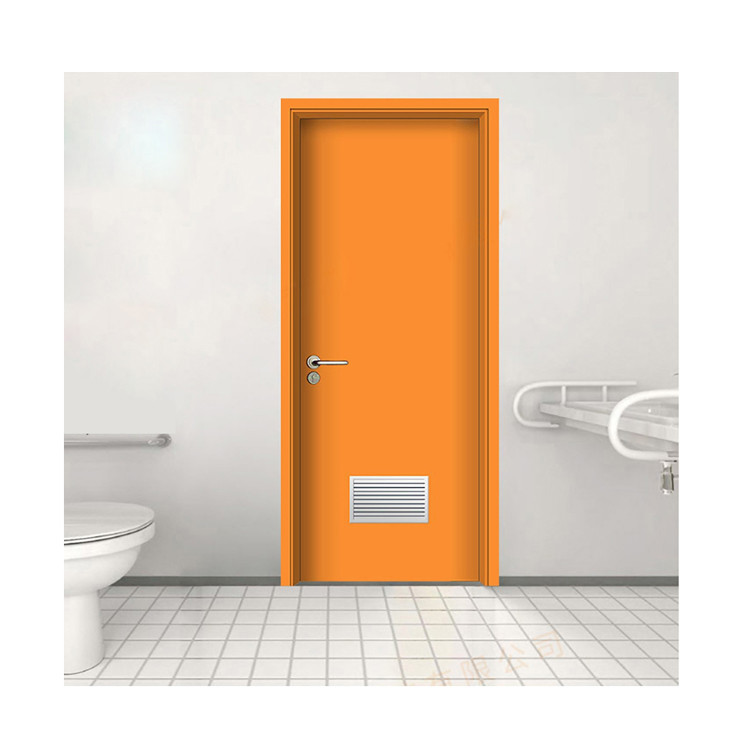 Internal Room Solid Composite Wood Wpc Door Swing Open Style