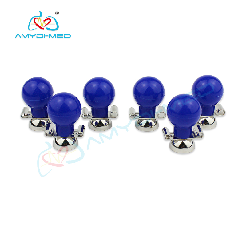 Adult Suction Chest Pediatric Ecg Electrodes Rubber Material For Health Monitoring