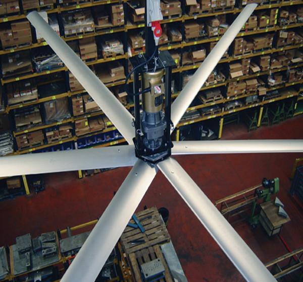 7m diameter 24foot Large Industrial Ceiling Fan , Air Port Cooling Ceiling