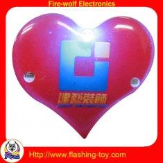 flashing badge
