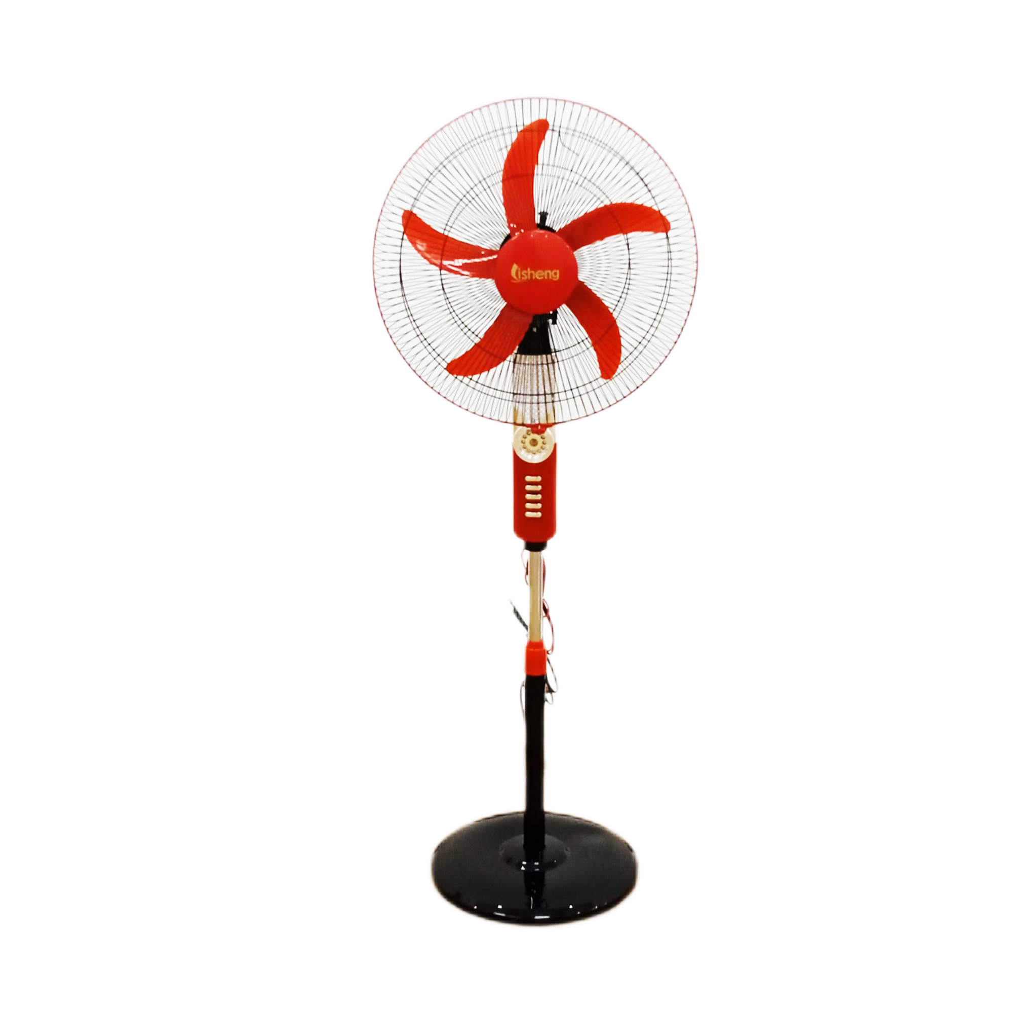 Electric Solar Charging Floor Fan 12V DC Household With And Solar Panel