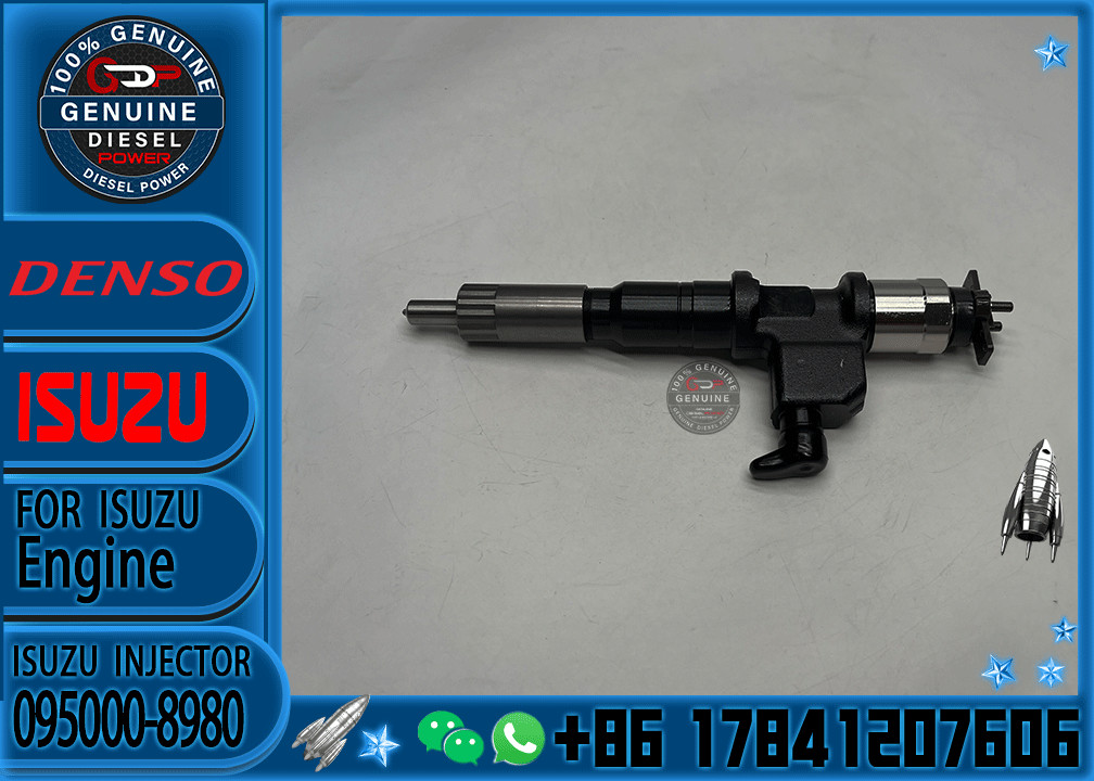 High Performance Diesel Injector 095000-8980 Common Rail Fuel Injetor 8-98167556-2 For ISUZU 6WG1