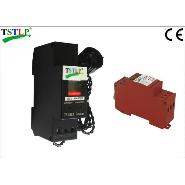 China Counting Function Lightning Surge Counter With 1m Long Twisted Pair on sale