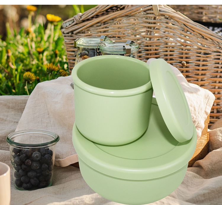 Multi Functional Silicone Bowl Set , Silicone Containers With Lids BSCI CE Certified