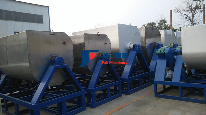 500kg Horizontal Mixer Machine , Feed Charcoal Powder Mixer Machine With SGS