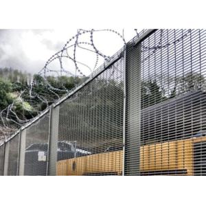 China Prison Barbed Wire Finger Proof 358 Anti Climb Fence on sale