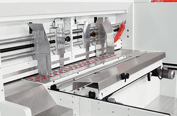 Lead Edge Feeding Flexo Printer With Die Cutter Double Color Flexo Printer With Slotter