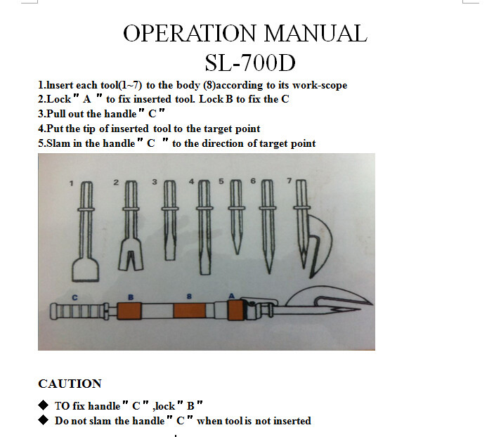 Rescue Fire Fighting Equipment Easy Operate Forcible Entry Tools Alloy Casting