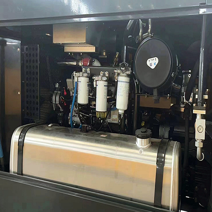High Pressure Diesel Screw Air Compressor Machine Portable