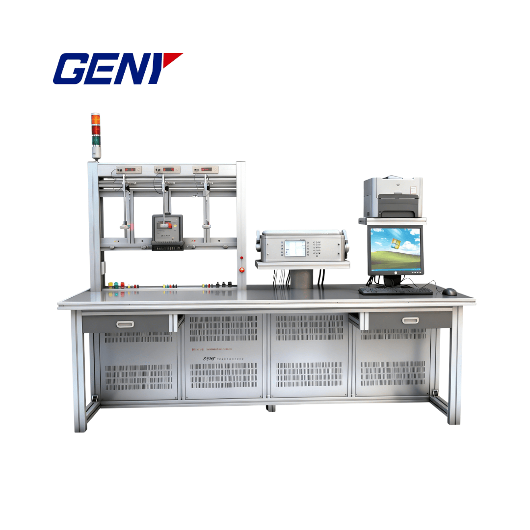 Efficient Three-Phase Energy Meter Test Bench for Modern Metering Labs