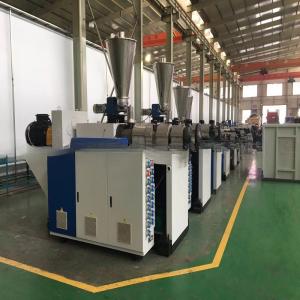 Separate Type Assembly PVC Single Wall Corrugated Pipe Extruder Machine with