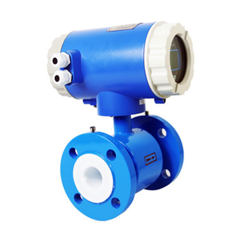 4 - 20mA Output Sulfuric Acid Flowmeter / Totameter Intelligent Electromagnetic Water Flow Meter