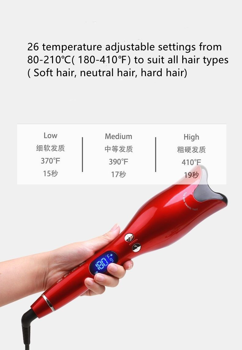 CE 30 Min Women Auto Rotating Ceramic Hair Curler