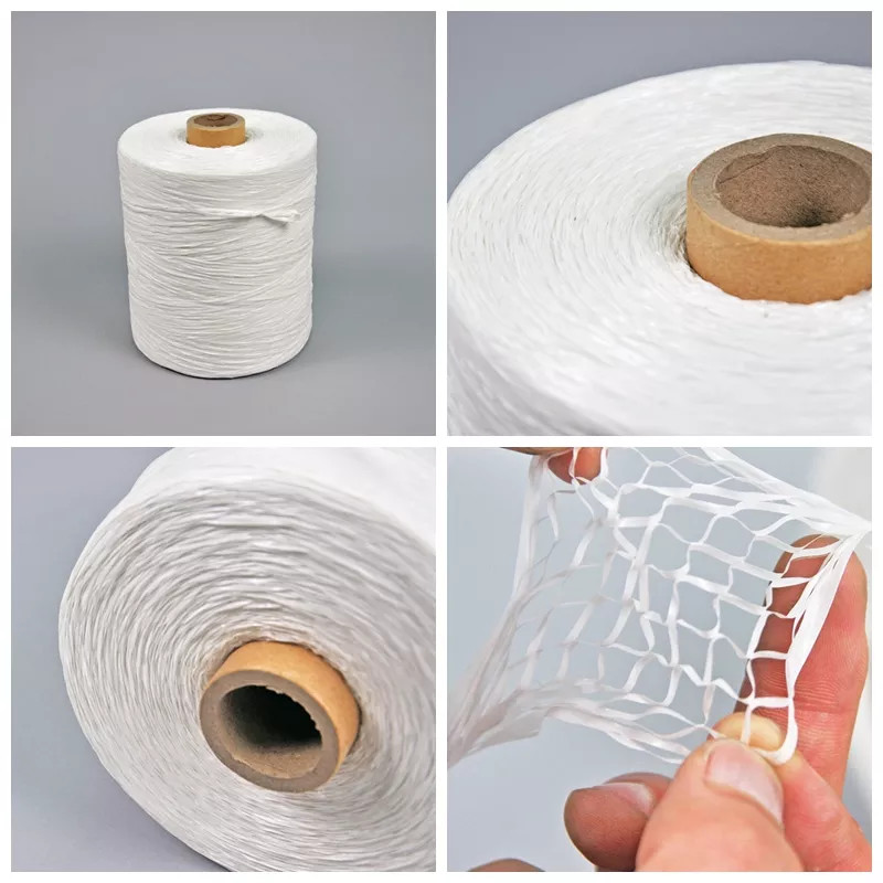 Cable Filling White PP Filler , 2mm 18KD 3mm 30KD Fibrillated Polypropylene Filler