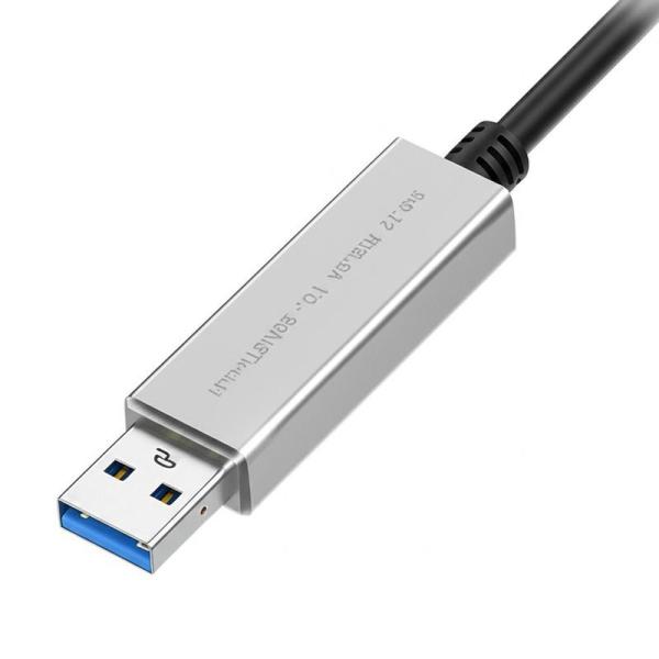 USB 3.0 Type-c Interface Type Fiber Optic Cable Adapter for SATA III 2.5" HDD