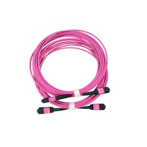  MPO MTP Multi Mode Type A OM4 8F 12F 24F LSZH 3.0mm Mpo Fiber Manufactures