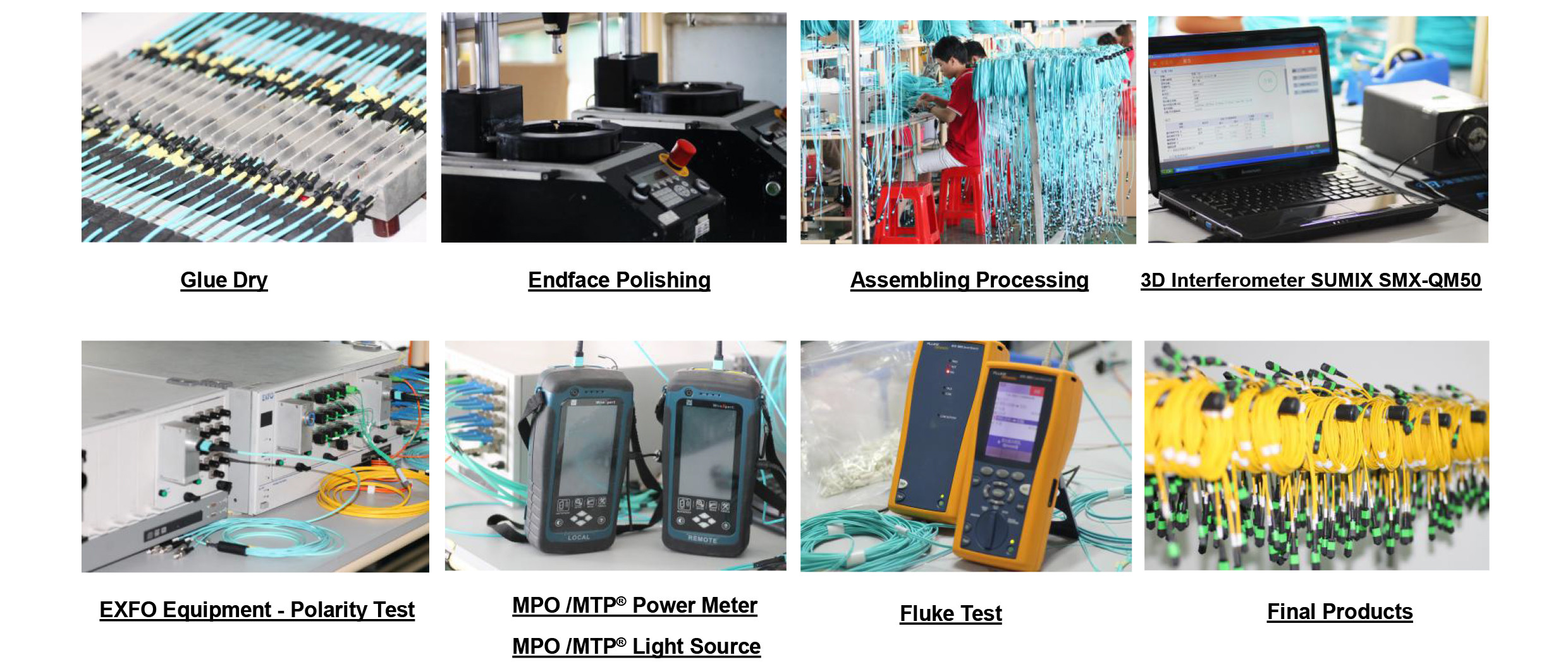 SM OS2 8F 12F 24F Male Female Type A 100% tested MPO MTP Fiber Cable