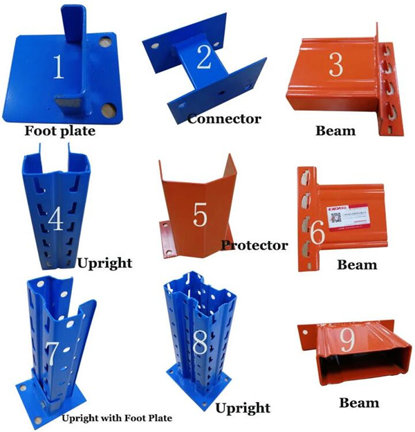 heavy duty storage rack selective pallet racks