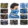 Buy cheap Blue Sublimation Biking Polyester Multifunctional Bandanas from wholesalers